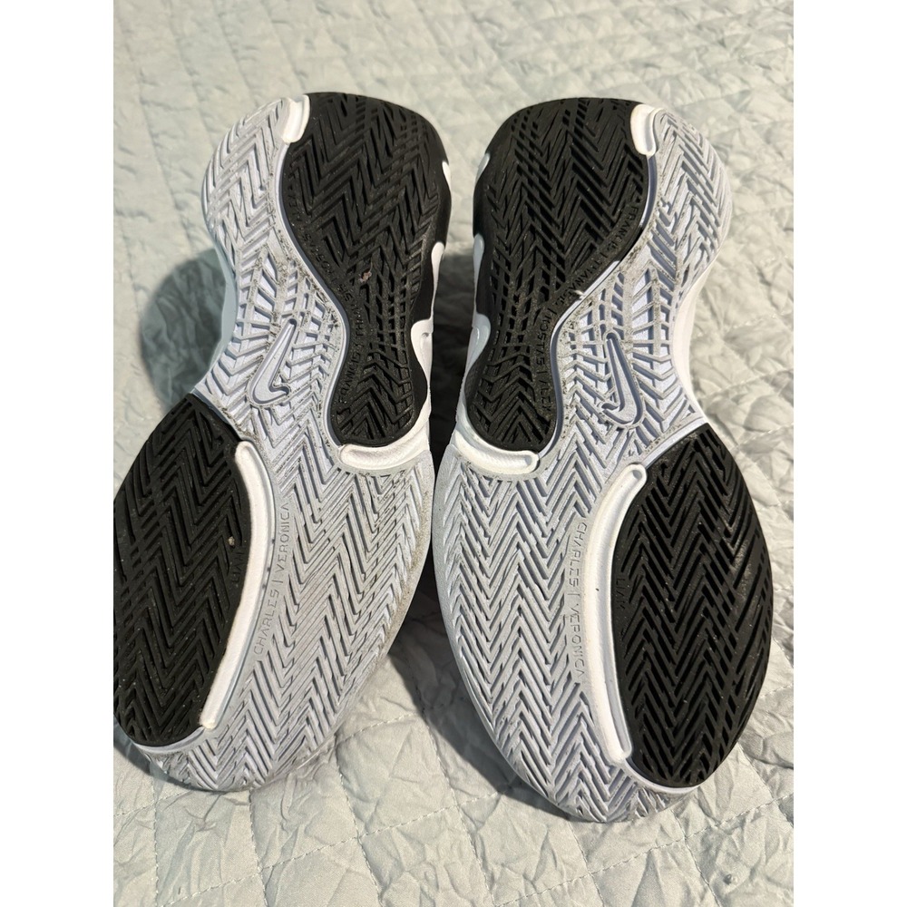 Nike Giannis Antetokounmpo White W BLK Size 5Y Basketball Shoes Immortality 2 - Picture 4 of 5